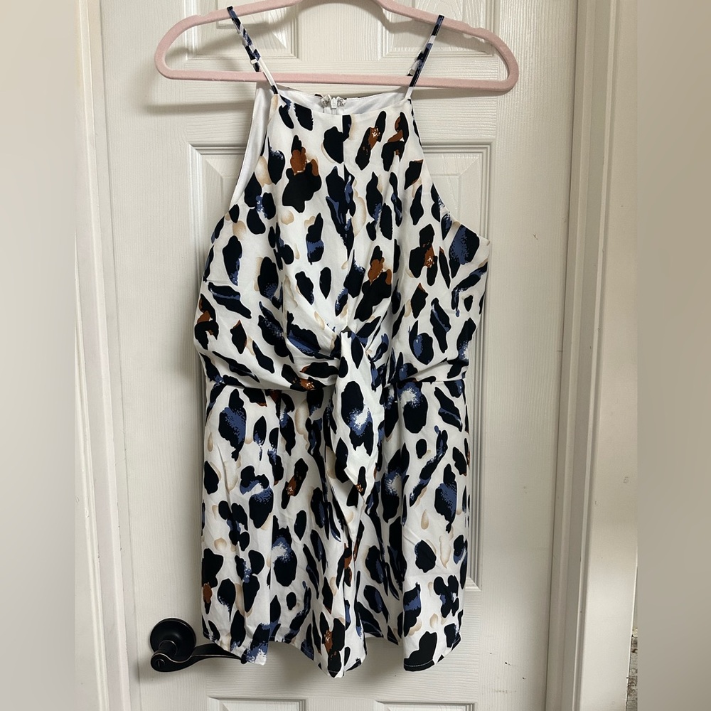 Leopard romper brand She + Sky